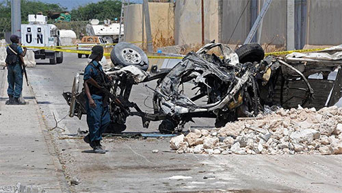 Un coche bomba impacta en el convoy de un alto mando militar en Somalia